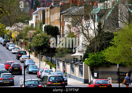 Downshire Hill Hampstead Nord-London Stockfoto