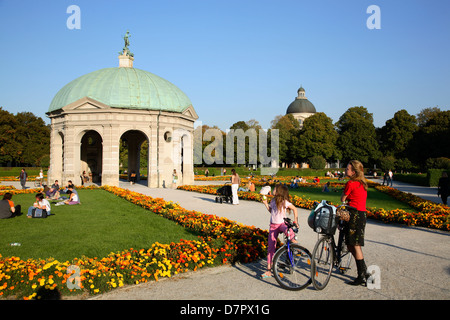 Diana-Tempel in Hofgarden, München, Bayern, Deutschland Stockfoto