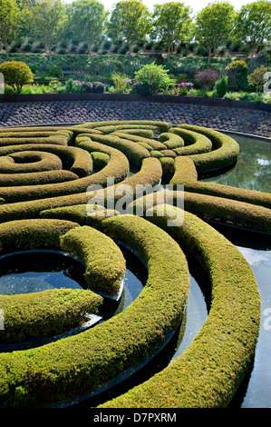 Gartenanlage am Getty Center for the Arts in Los Angeles Stockfoto