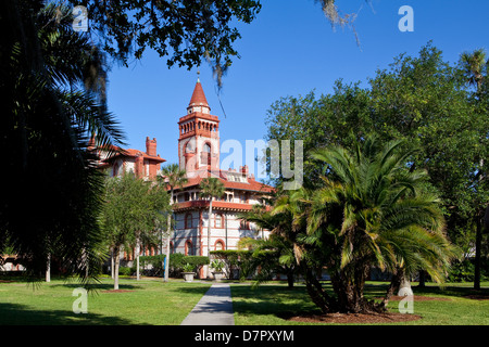 Ponce de Leon Halle des Flagler College ist abgebildet in St. Augustine, Florida Stockfoto