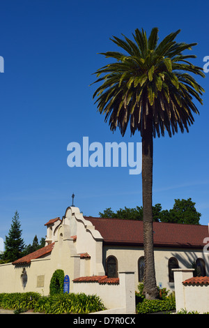 St. Lukes Episcopal Church, Los Gatos CA Stockfoto