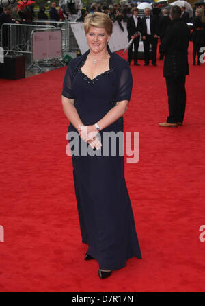 CLARE BALDING BRITISH ACADEMY TELEVISION AWARDS SOUTHBANK LONDON ENGLAND UK 12. Mai 2013 Stockfoto