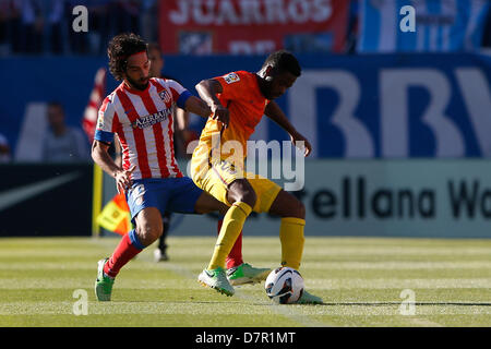 Madrid, Spanien. 12. Mai 2013. Atletico de Madrid gegen FC Barcelona (1: 2) im Vicente Calderon Stadion. Das Bild zeigt Arda Turan (türkische Mittelfeldspieler von an. (Madrid). Bildnachweis: Action Plus Sport Bilder/Alamy Live News Stockfoto