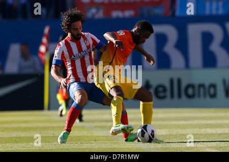 Madrid, Spanien. 12. Mai 2013. Atletico de Madrid gegen FC Barcelona (1: 2) im Vicente Calderon Stadion. Das Bild zeigt Arda Turan (türkische Mittelfeldspieler von an. (Madrid). Bildnachweis: Action Plus Sport Bilder/Alamy Live News Stockfoto