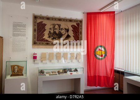 Innenraum der Stasi Museum in Berlin, dem ehemaligen Ministerium für Sicherheit, Deutschland Stockfoto