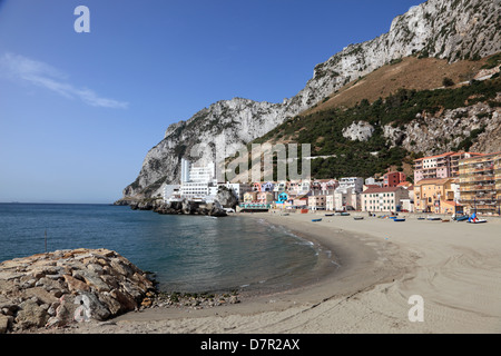 La Caleta Strand in Gibraltar Stockfoto