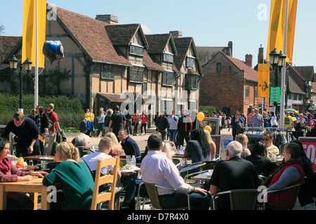 Shakespeares Geburtsort Stratford on Avon England Stockfoto