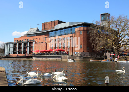 Royal Shakespeare Company Theater in Stratford on Avon England. Stockfoto