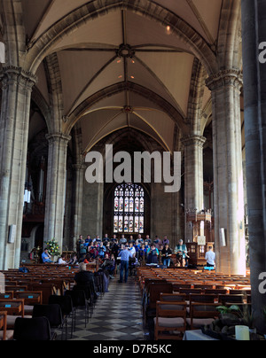 Innenraum der Stiftskirche St. MaryCollegiate Kirche der Marienkirche Stockfoto