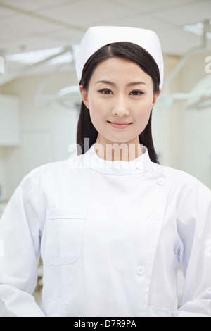 Porträt der Krankenschwester, China Stockfoto