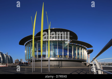 Lowry Theatre, Manchester, entworfen von James Stirling und Michael Wilford Stockfoto