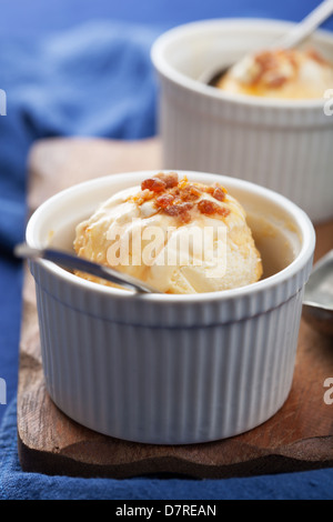 Vanille-Eis Stockfoto