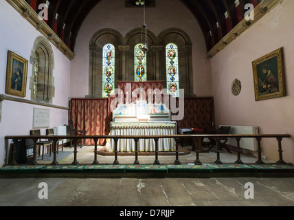 St Michael und alle Engel Kirche in Howick Halle in Northumberland, der Heimat des Earl Grey. Stockfoto