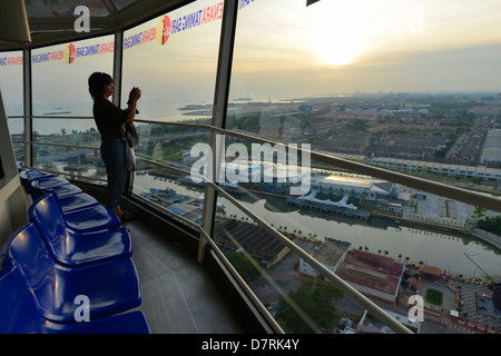 Asien Malaysia Malacca Skylift Stockfoto