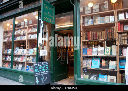 Quinto Buchhandlung am Charing Cross Road, London, UK Stockfoto