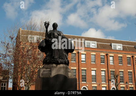 Krieg-Denkmal, King Square, Bridgwater, Somerset, England, UK Stockfoto