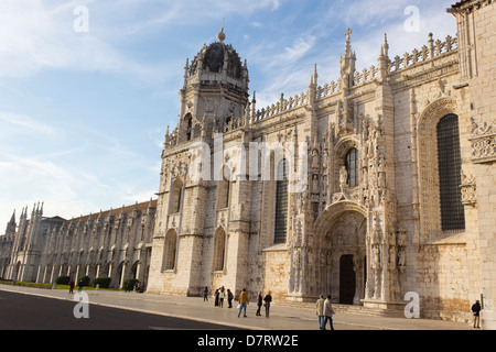 Lissabon, Portugal. Das Hieronymus-Kloster. Stockfoto