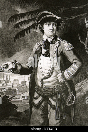 BENEDICT ARNOLD (1741-1801), amerikanischer General, der in der britischen Armee während des amerikanischen Unabhängigkeitskrieges übergelaufen Stockfoto