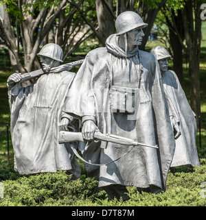 Korean War Memorial, Washington DC, Amerika, USA Stockfoto