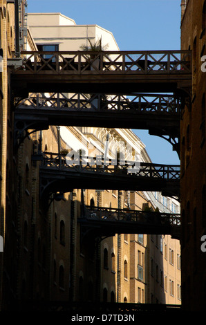 Shad Thames in London, England Stockfoto