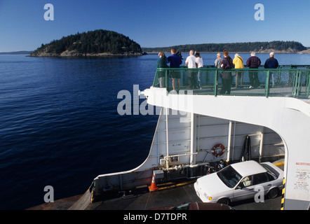 USA, Washington, Insel Fähre, San Juan Inseln Stockfoto