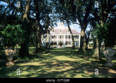 Haus am Fluss Mississippi, Louisiana, Vereinigte Staaten von Amerika
