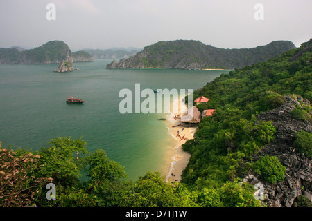 Affeninsel, Halong Bucht, Vietnam Stockfoto