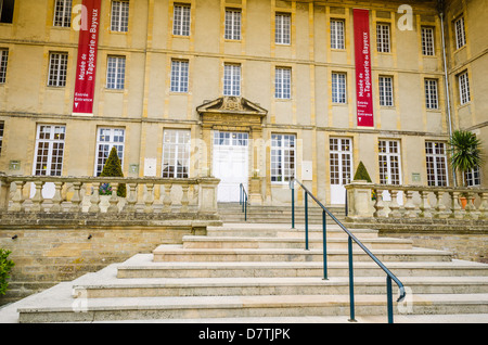 Bayeux Tapestry Museum, Bayeux, Normandie, Frankreich. Stockfoto