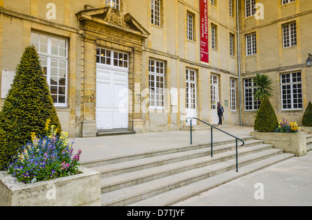 Bayeux Tapestry Museum, Bayeux, Normandie, Frankreich. Stockfoto