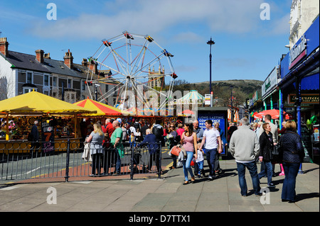 Llandudno viktorianischen Extravaganza in Nord-Wales. Stockfoto