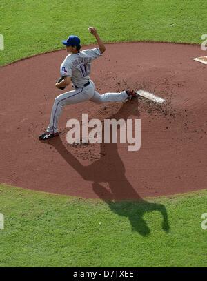 Yu Darvish (Rangers), 11. Mai 2013 - MLB: Yu Darvish der Texas Rangers Stellplätze während der Baseball-Spiel gegen die Houston Astros im Minute Maid Park in Houston, Texas, Vereinigte Staaten von Amerika. (Foto: AFLO) Stockfoto