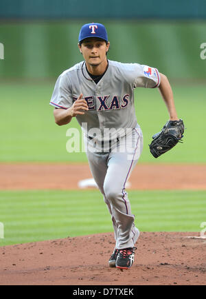 Yu Darvish (Rangers), 11. Mai 2013 - MLB: Krug Yu Darvish der Texas Rangers während der Baseball-Spiel gegen die Houston Astros im Minute Maid Park in Houston, Texas, Vereinigte Staaten von Amerika. (Foto: AFLO) Stockfoto