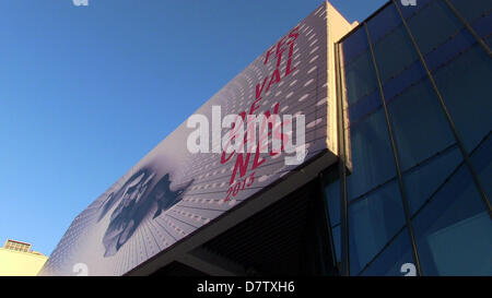 Cannes, Frankreich, 14. Mai 2013. Gesamtansicht des 66. jährlichen Cannes Film Festival im Palais des Festivals. Bildnachweis: WFPA/Alamy Stockfoto