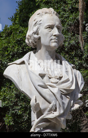 Statue von Kolumbus (Doppelpunkt) in der alten Stadt, Las Palmas, Kanarische Inseln, Spanien Stockfoto