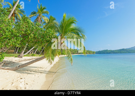 Tropischer Strand, Nanuya Lailai Insel Yasawa Insel Gruppe, Fidschi, südpazifischen Inseln Stockfoto