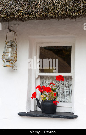 Bunratty Castle und Folk Park, County Clare, Munster, Irland Stockfoto