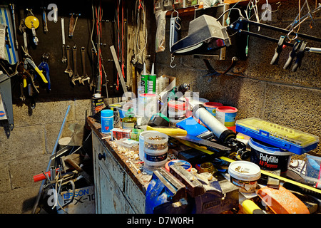 Unordentlich Workshop, Irland Stockfoto