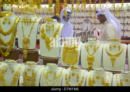 Gold-Souk, Abu Dhabi, Vereinigte Arabische Emirate, Naher Osten Stockfoto