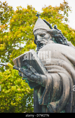 Statue von Gregor von Nin (Grgur Ninski Statue), Split, Dalmatien, Kroatien Stockfoto