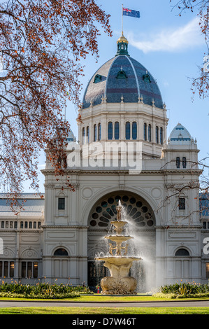 Melbournes majestätische Royal Exhibition Building. Stockfoto