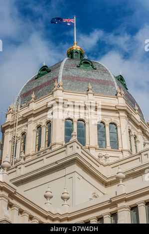 Melbournes majestätische Royal Exhibition Building Stockfoto