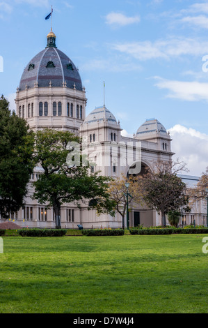 Melbournes majestätische Royal Exhibition Building. Stockfoto