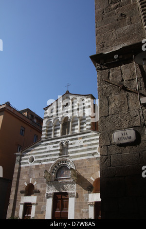 San Giusto Kirche in Lucca Toskana Italien Stockfoto