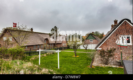 Traditionelles Haus in Sonderho auf der dänischen Insel Fanø Stockfoto