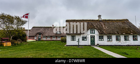 Traditionelles Haus in Sonderho auf der dänischen Insel Fanø Stockfoto