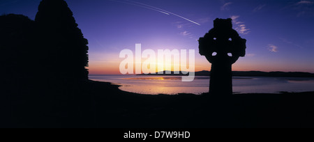 Kilnave Chapel Loch Gruinarl Islay Scotland Großbritannien Stockfoto