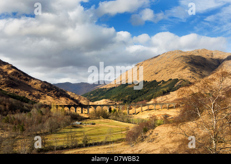 Glenfinnan-Viadukt, Loch Shiel, Lochaber, Schottland. Stockfoto