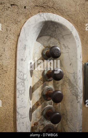 Straßenszene in Lucca, Toskana, Italien Stockfoto