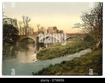 [Ullswater, Broughman Burg, in der Nähe von Penrith, Lake District, England] (LOC) Stockfoto