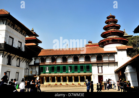 Hanuman Dhoka ehemaligen königlichen Palast Durbar Square Kathmandu Nepal Stockfoto